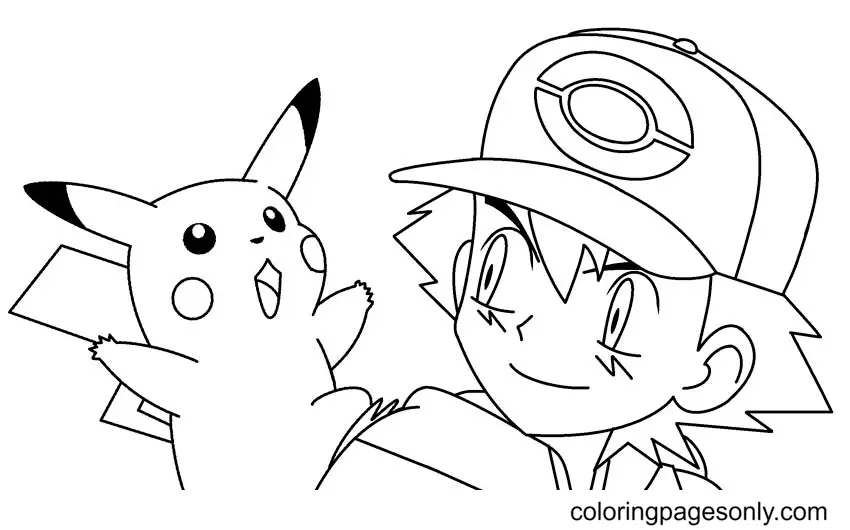 Pikachu Para Colorear 8
