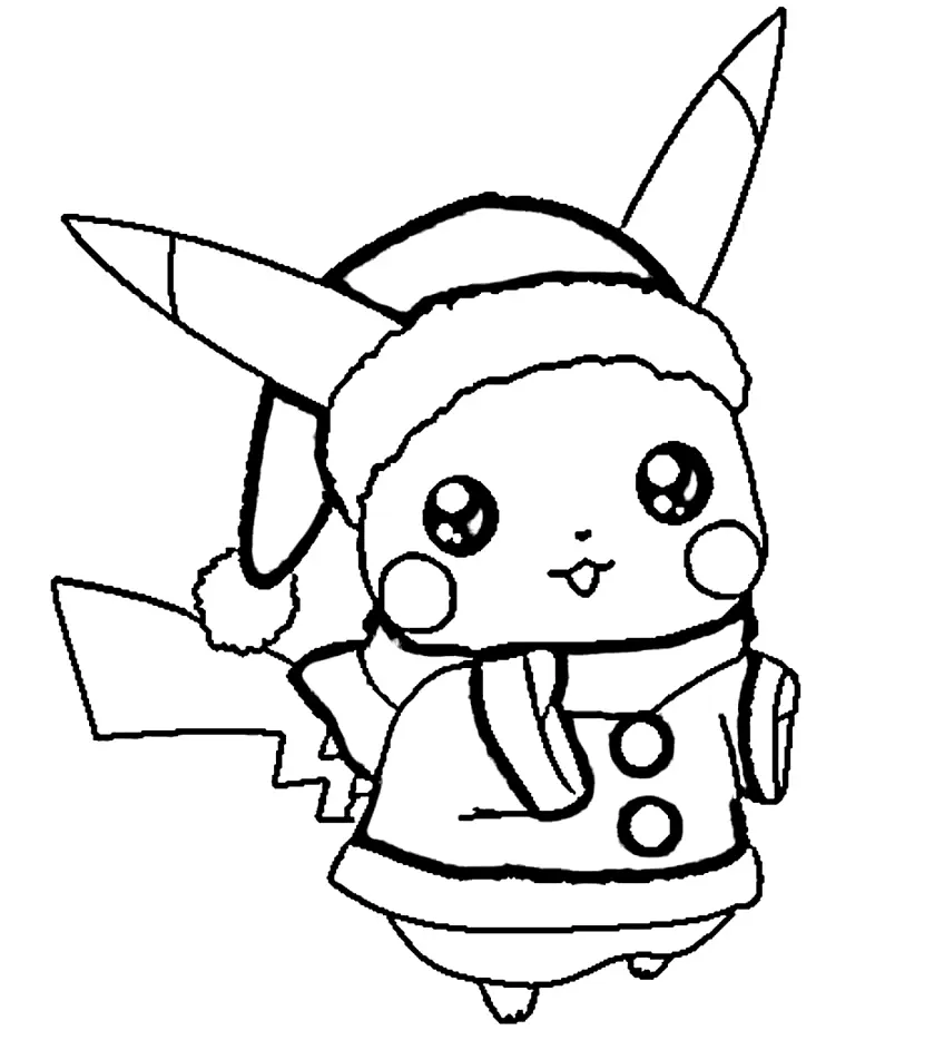 Pikachu Para Colorear 86
