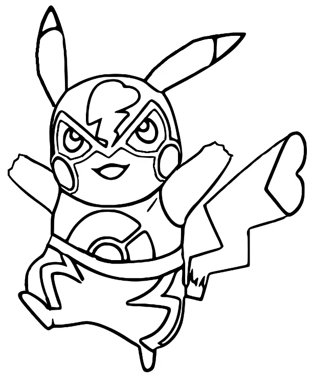 Pikachu Para Colorear 91