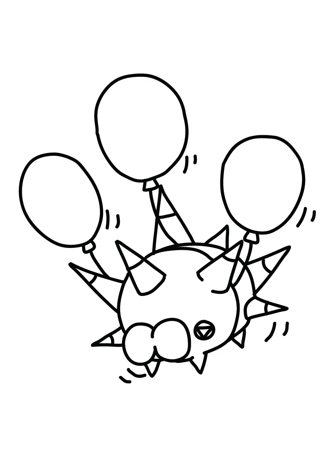 Pincurchin Coloring Pages 2