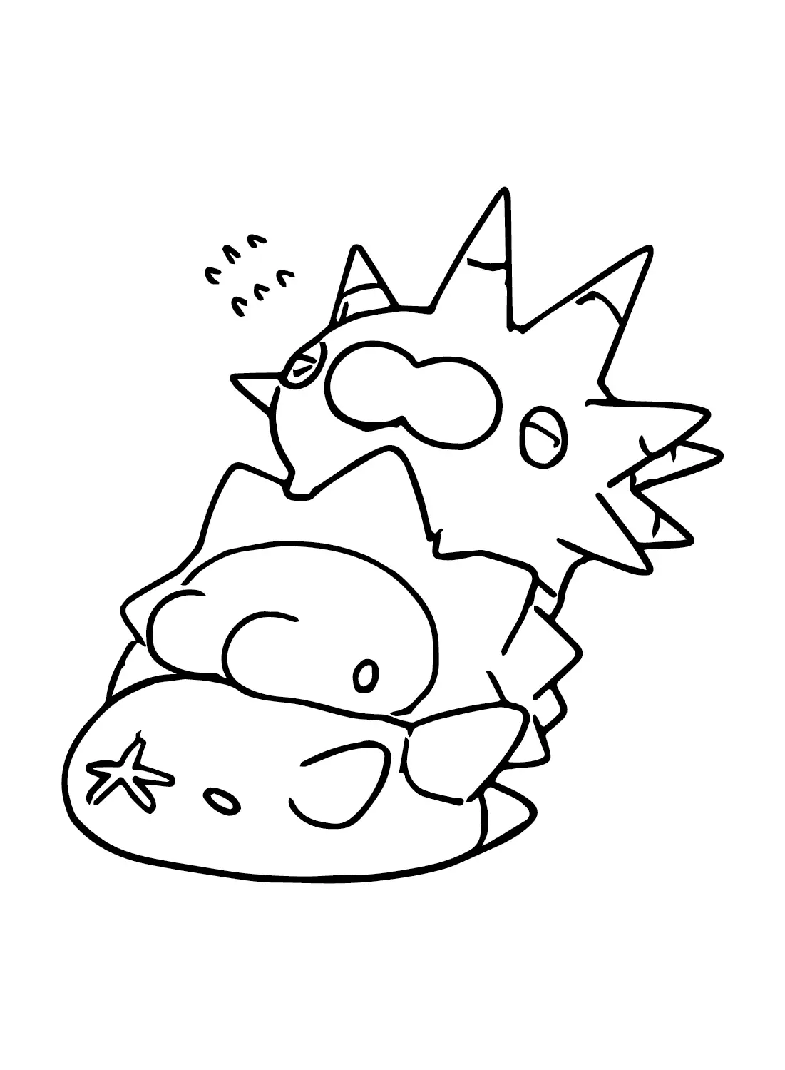 Desenhos de Pokemon Pincurchin Para Colorir
