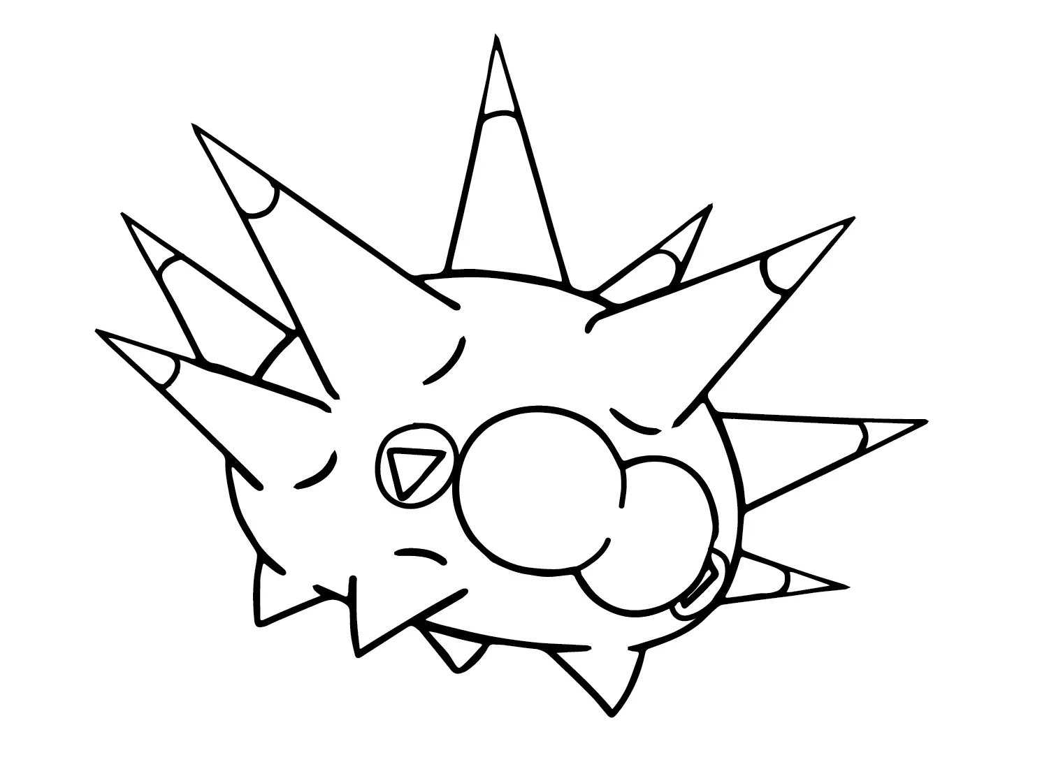 Pincurchin Coloring Pages 4