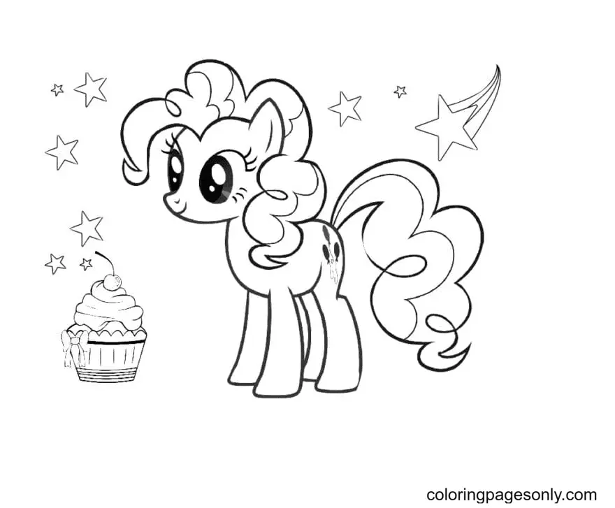 Pinkie Pie Coloring Pages 12