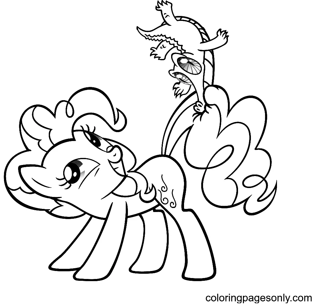 Pinkie Pie Coloring Pages 14