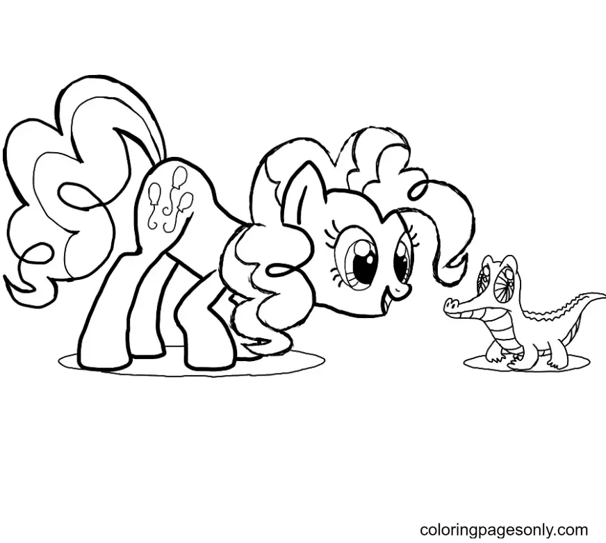 Pinkie Pie Coloring Pages 15
