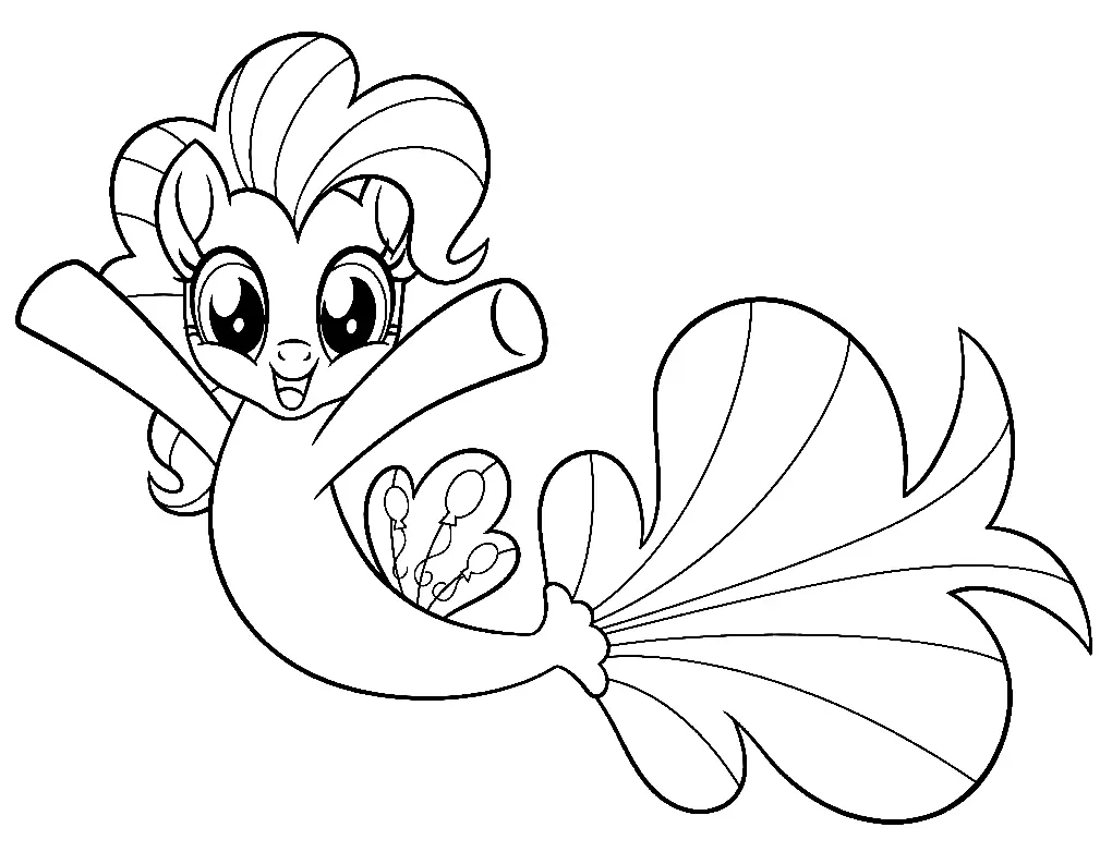 Pinkie Pie Coloring Pages 18