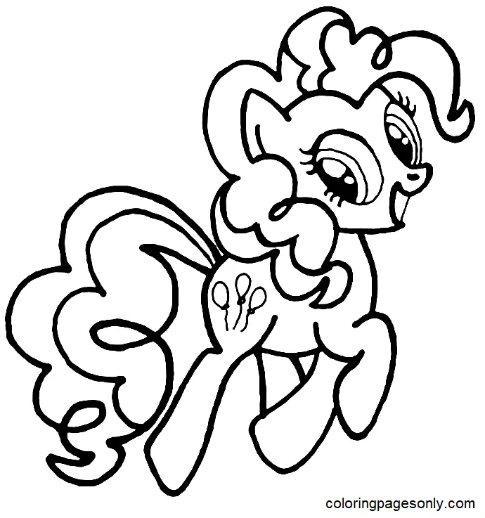 Pinkie Pie Coloring Pages 21