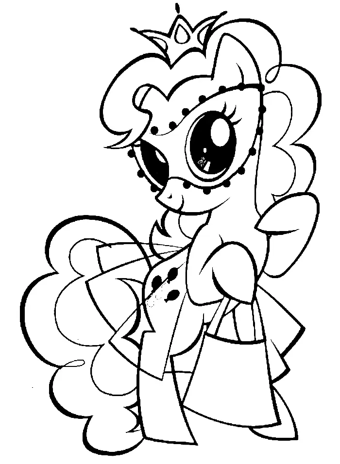 Pinkie Pie Coloring Pages 25
