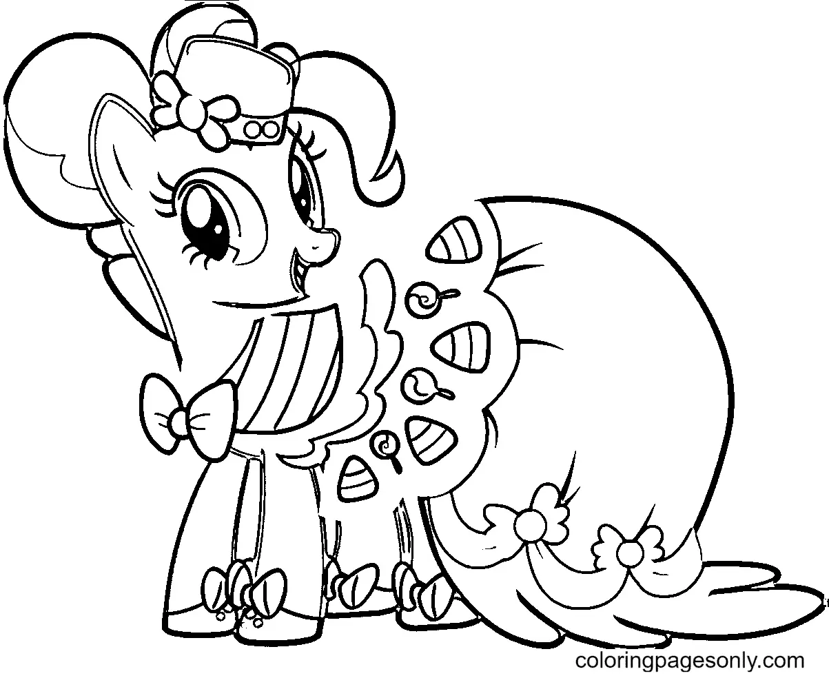 Pinkie Pie Coloring Pages 3