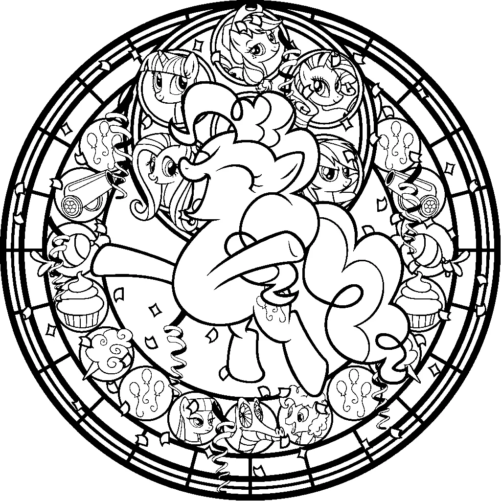Pinkie Pie Coloring Pages 34