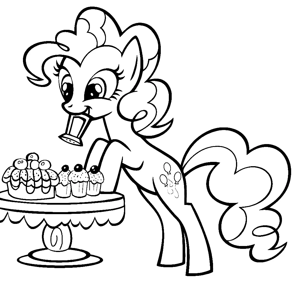 Pinkie Pie Coloring Pages 35