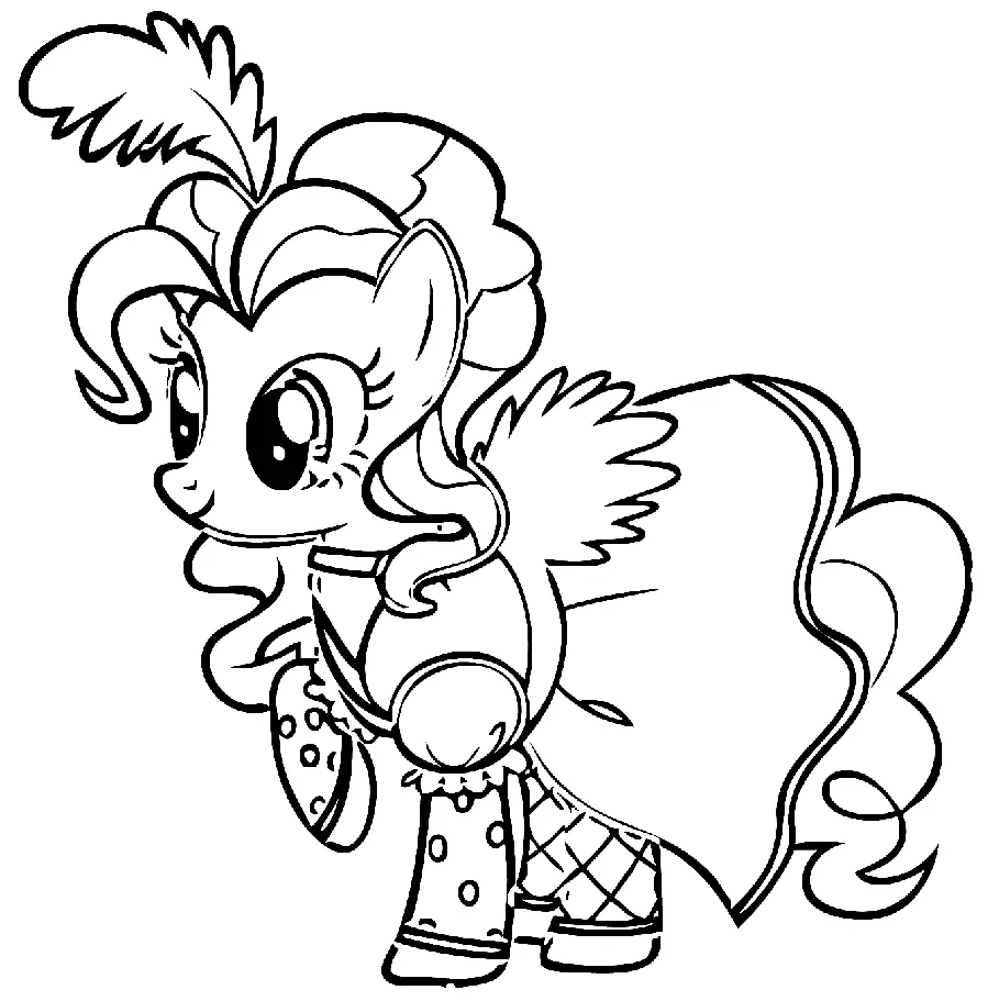 Pinkie Pie Coloring Pages 4