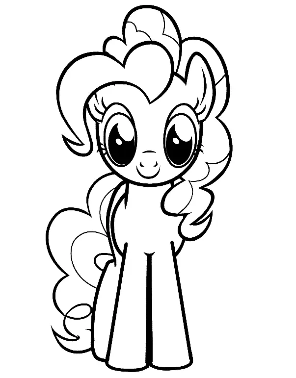 Pinkie Pie Coloring Pages 8