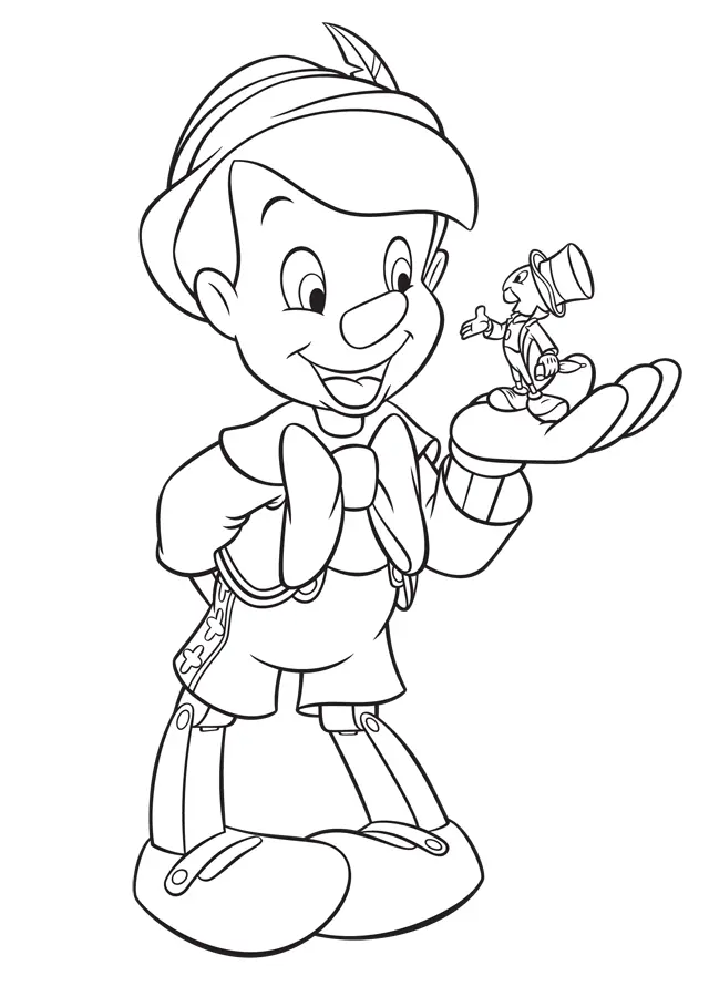 Pinocho Para Colorear 10