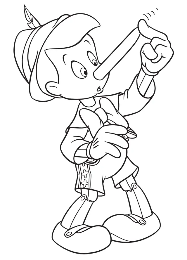 Pinocho Para Colorear 13