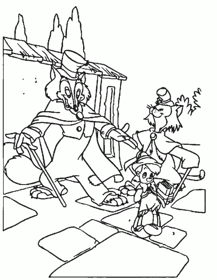 Pinocho Para Colorear 24