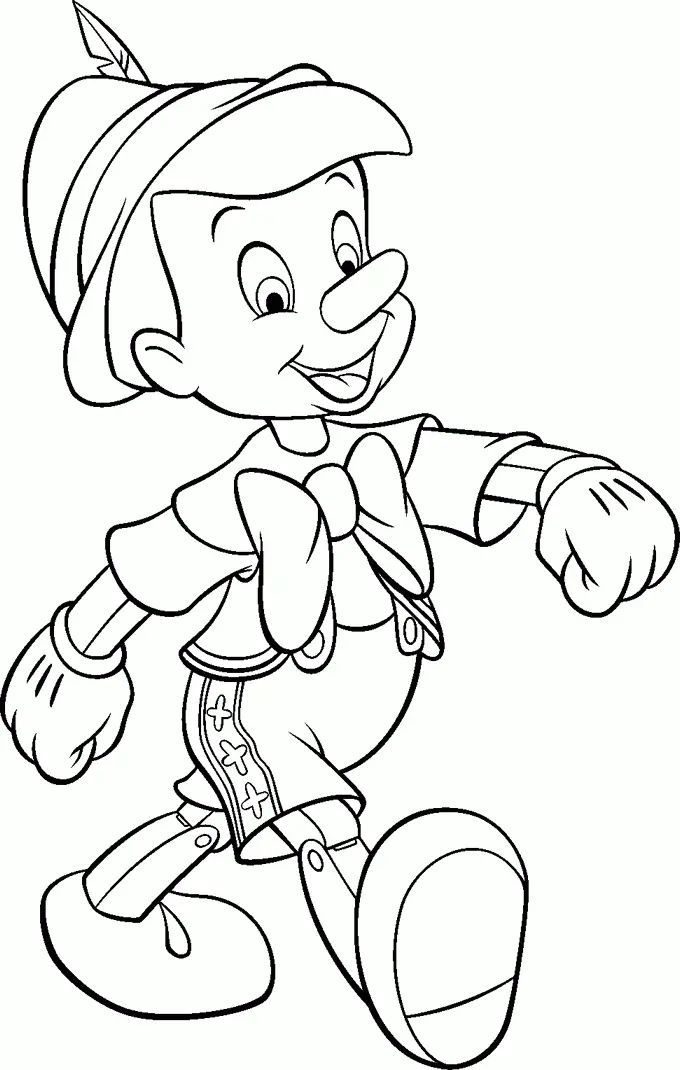 Pinocho Para Colorear 3