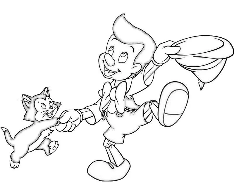 Pinocho Para Colorear 4