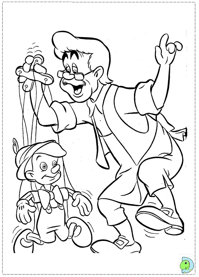Pinocho Para Colorear 42