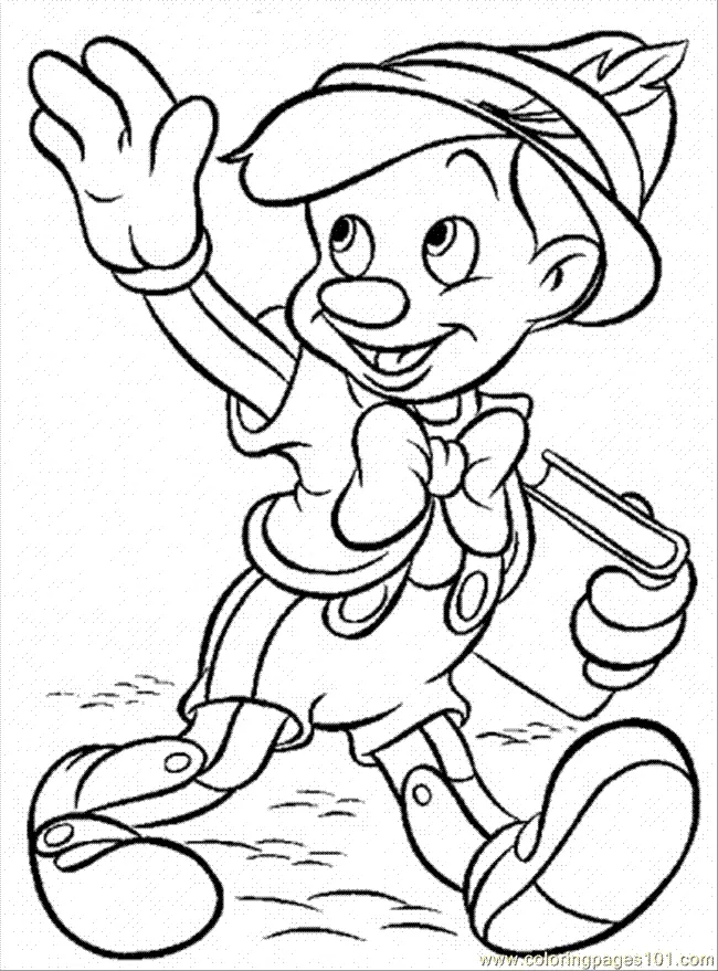 Pinocho Para Colorear 9