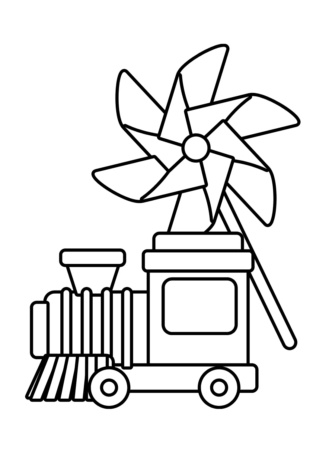 Windrad Ausmalbilder 23