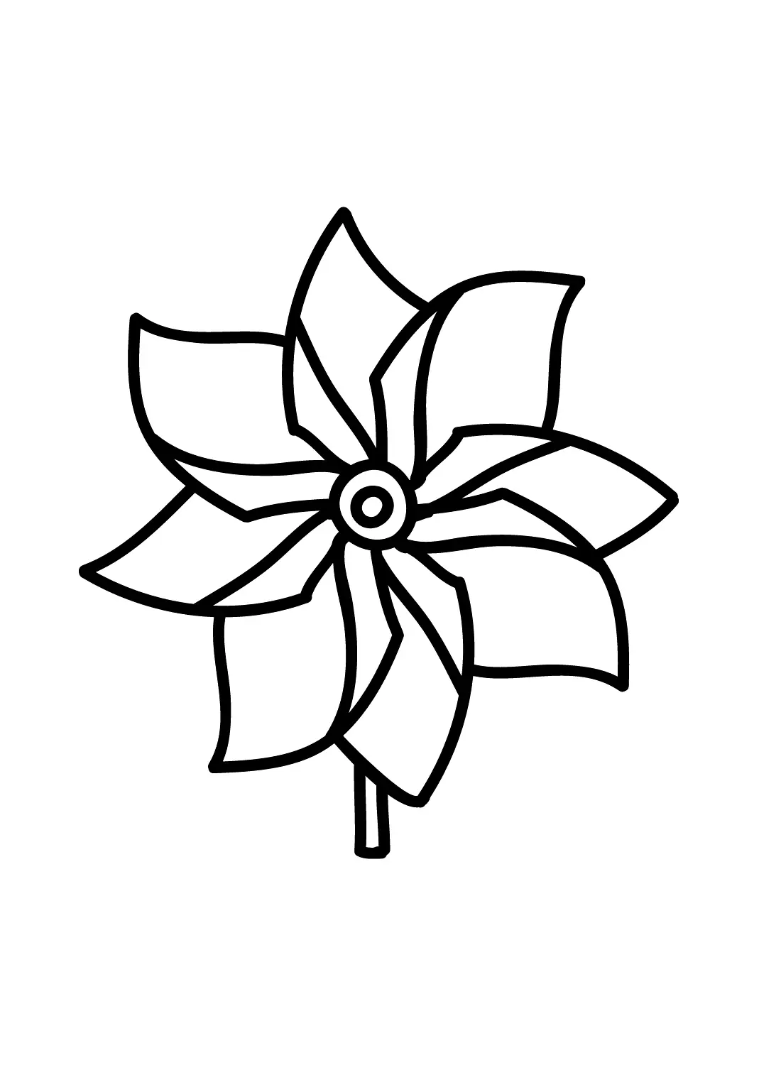 Windrad Ausmalbilder 24