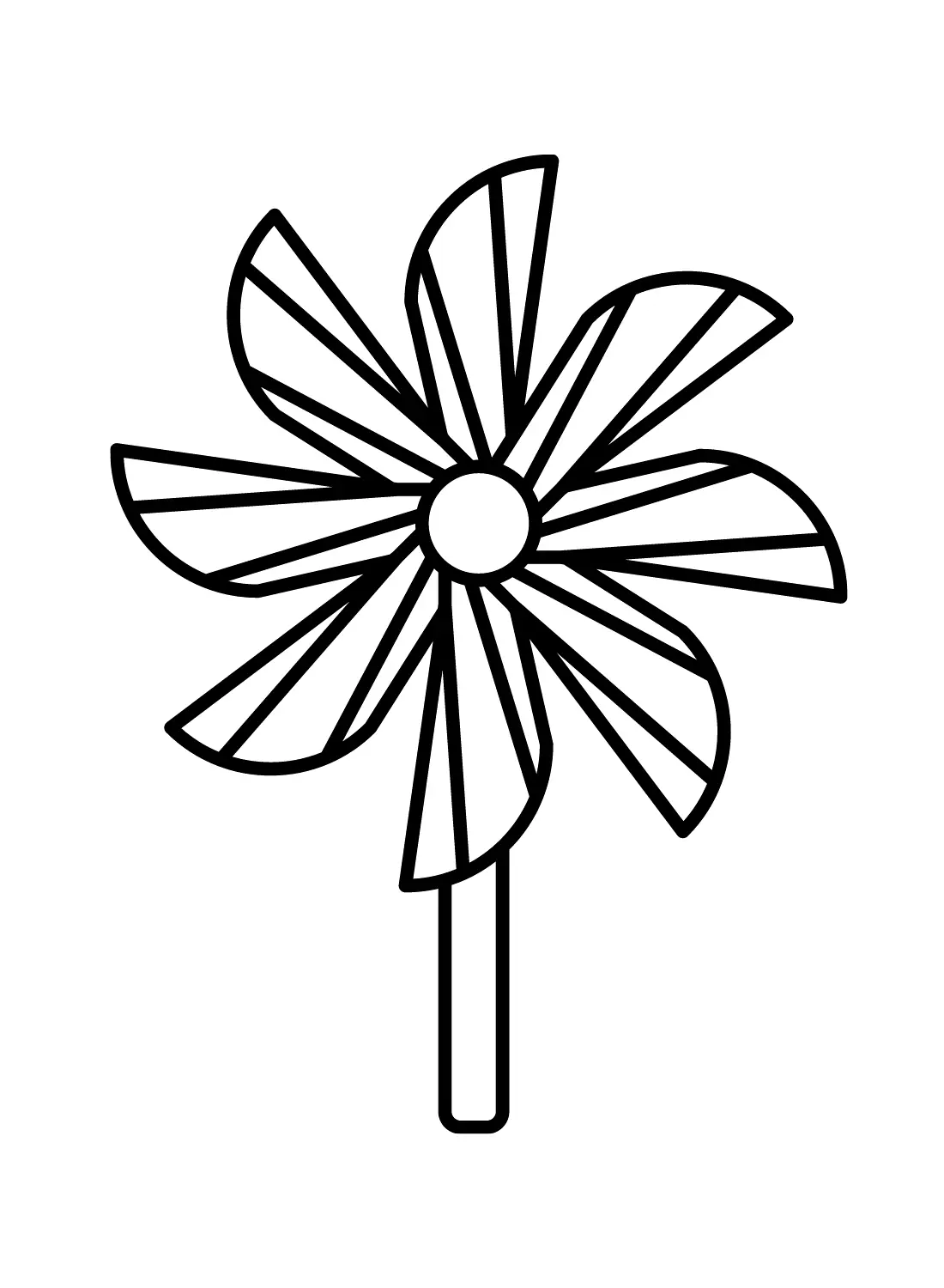 Windrad Ausmalbilder 39