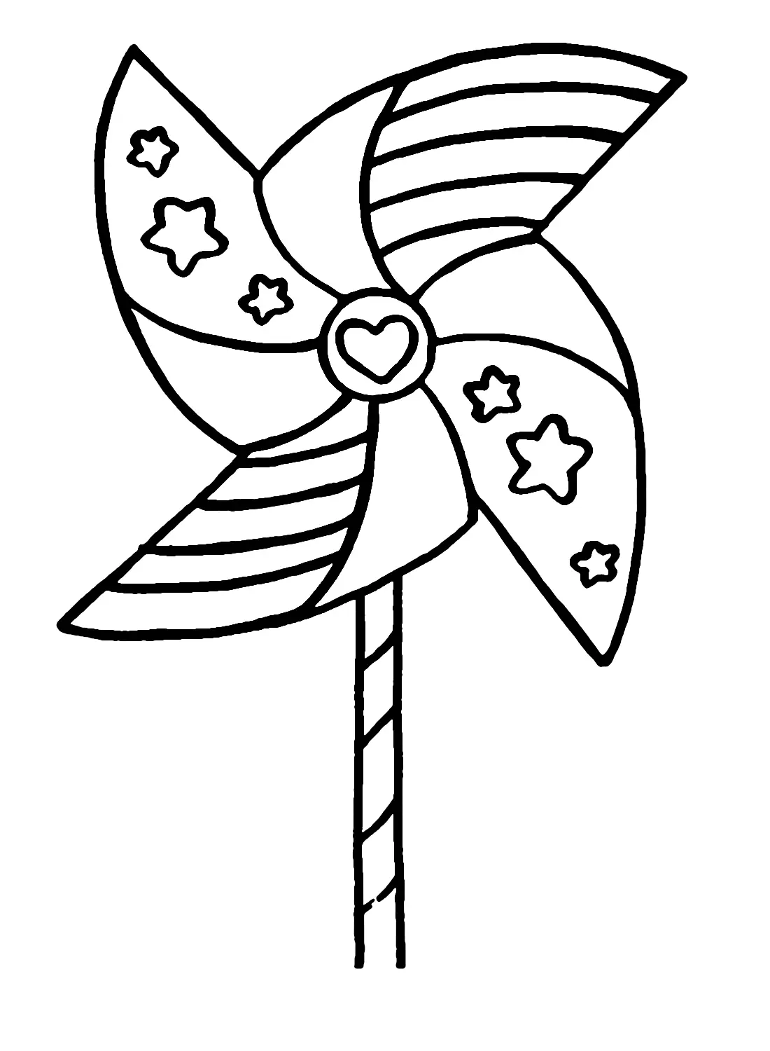 Windrad Ausmalbilder 9