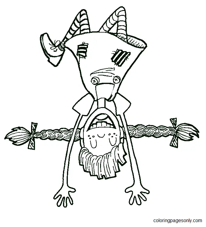 Pippi Calzaslargas Para Colorear 22