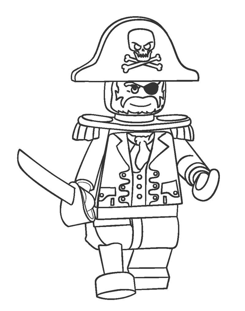 Piratas Para Colorear 17