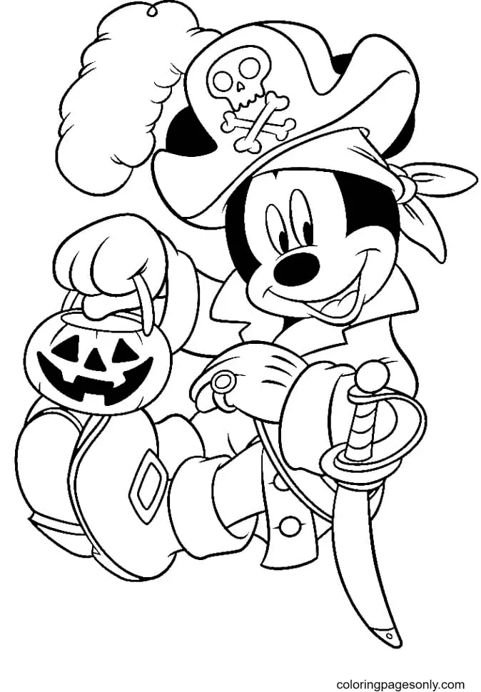 Piratas Para Colorear 2