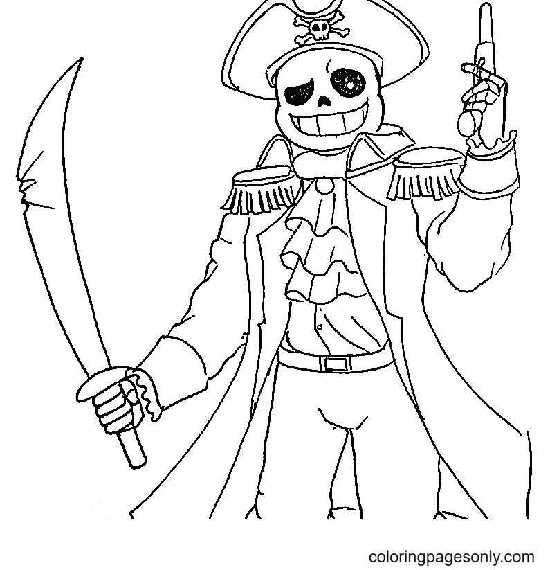 Piratas Para Colorear 49