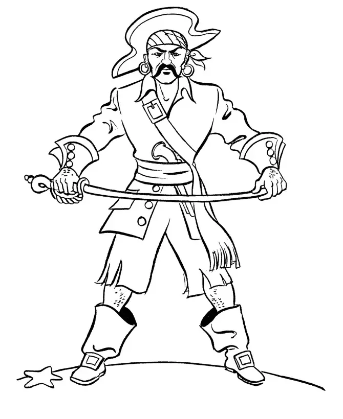 Piratas Para Colorear 54