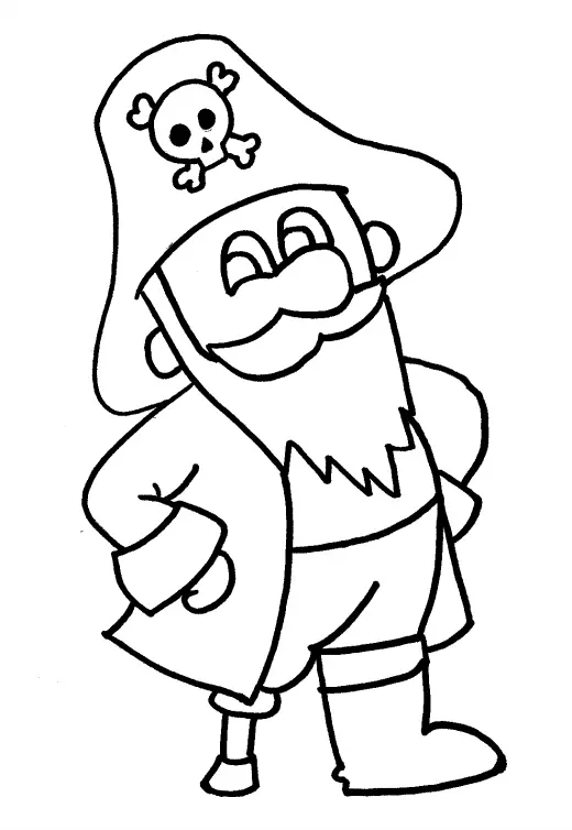 Piratas Para Colorear 65