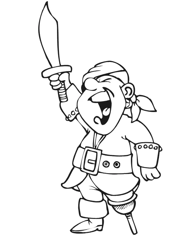 Piratas Para Colorear 66