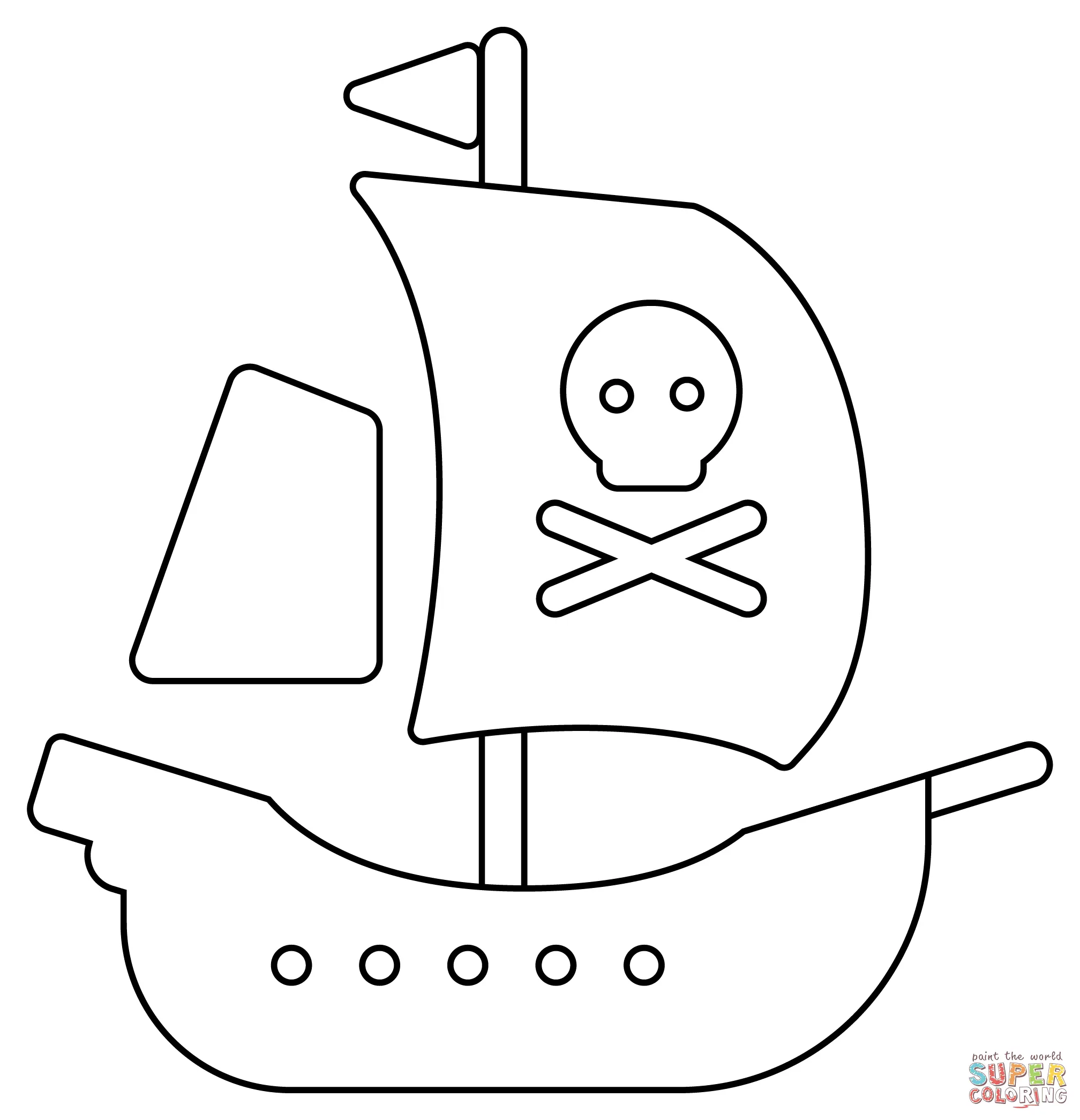 Pirates coloring pages 13
