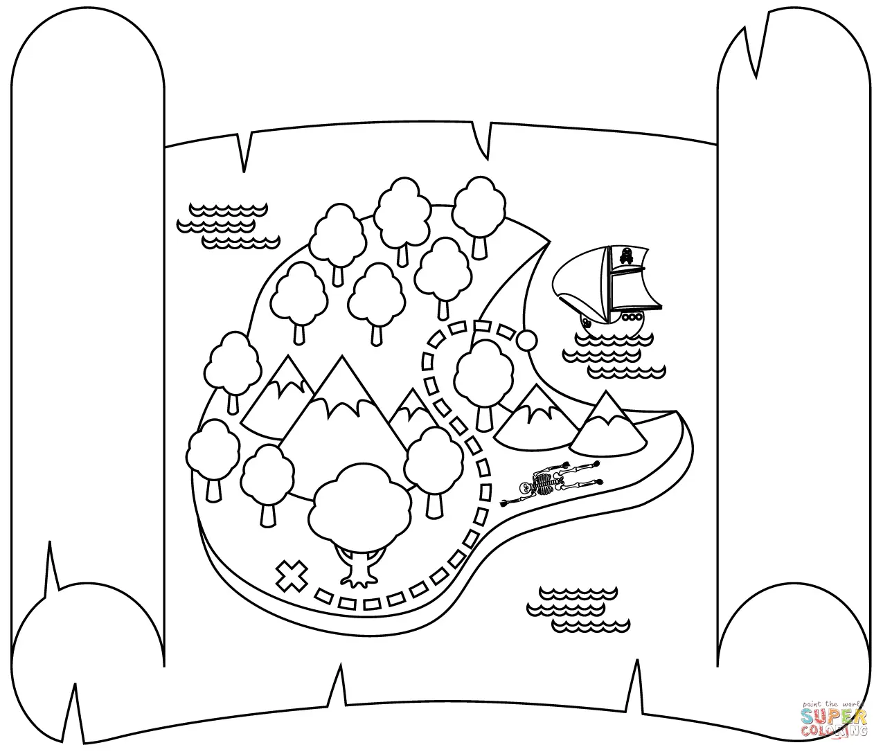 Pirates coloring pages 47