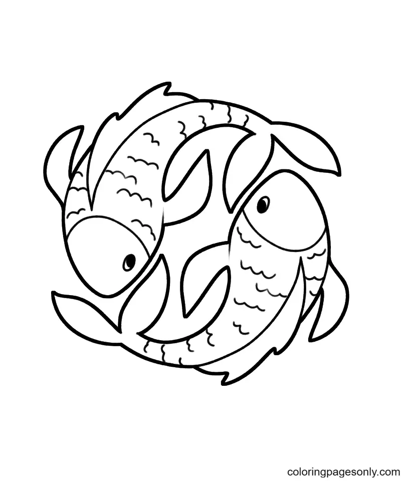 Fische Ausmalbilder 19