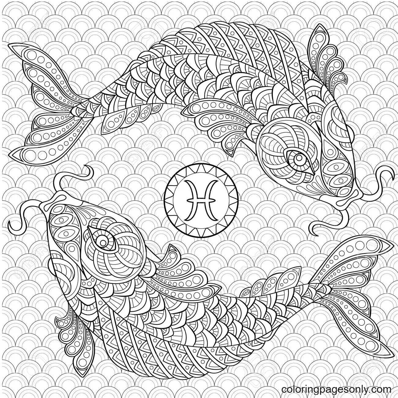 Fische Ausmalbilder 21