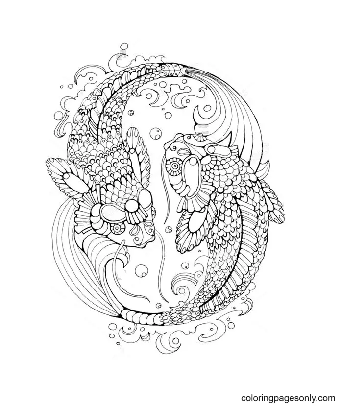 Fische Ausmalbilder 4