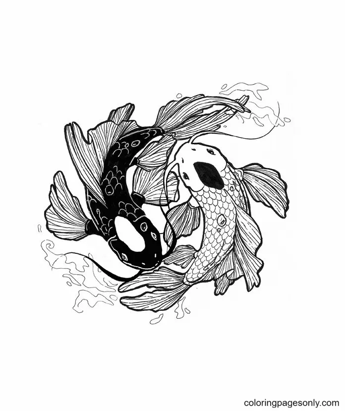 Fische Ausmalbilder 5
