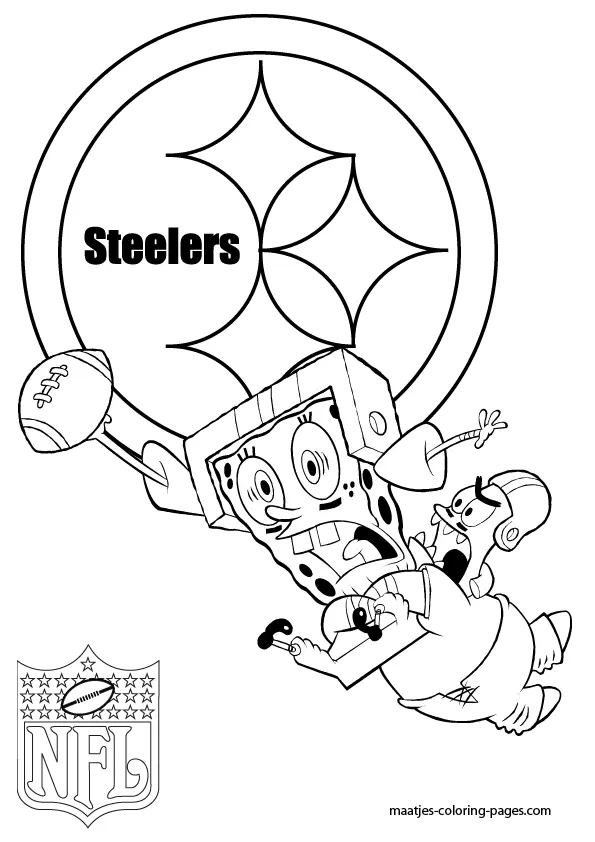 Pittsburgh Steelers Para Colorir 1