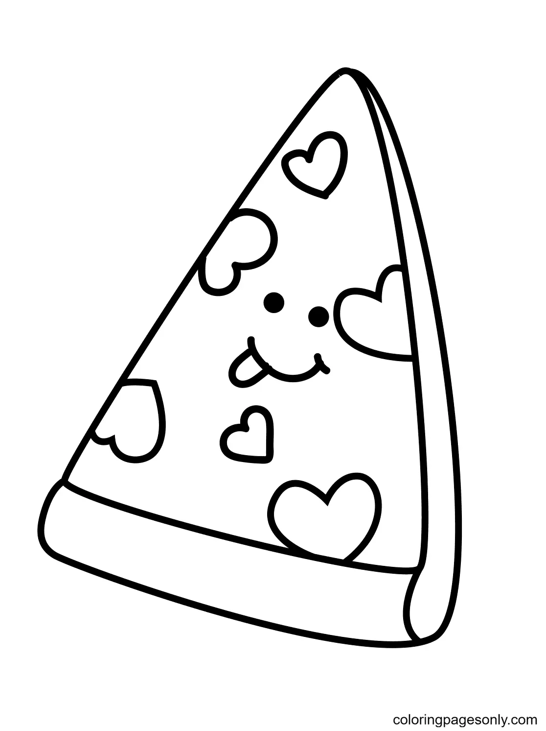 Desenhos de Pizza Para Colorir 3