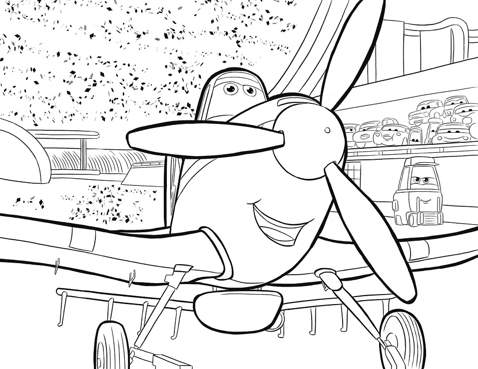 Planes Coloring Pages 21