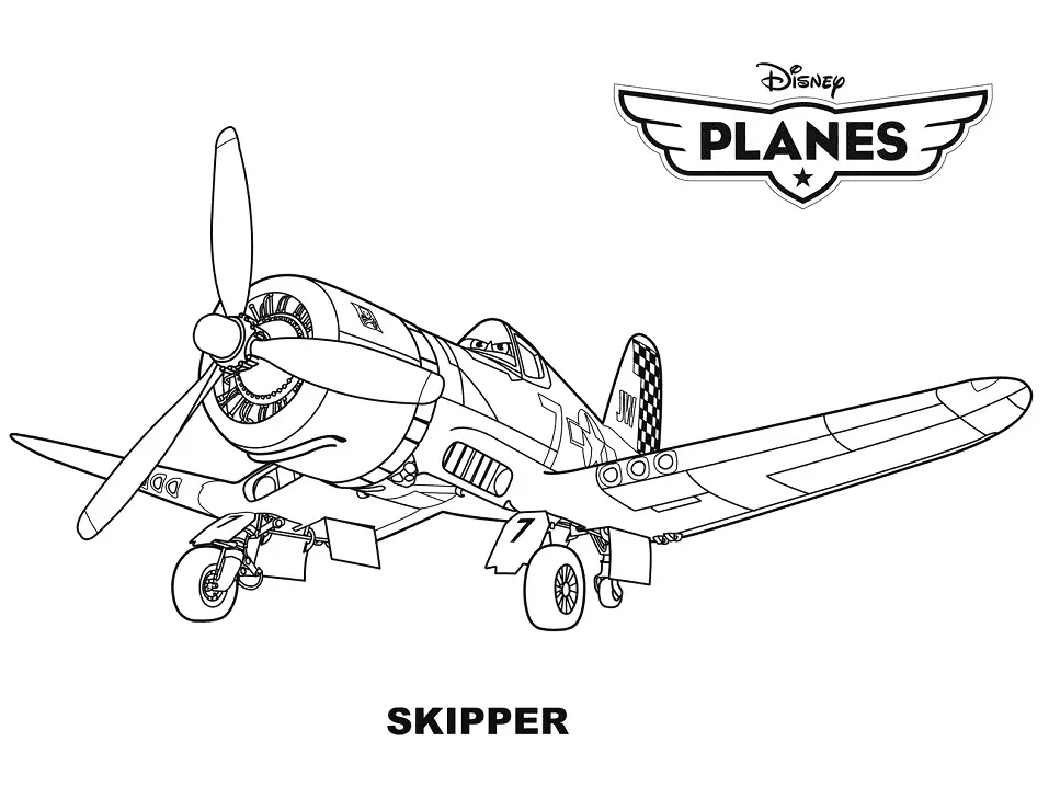 Planes Coloring Pages 3