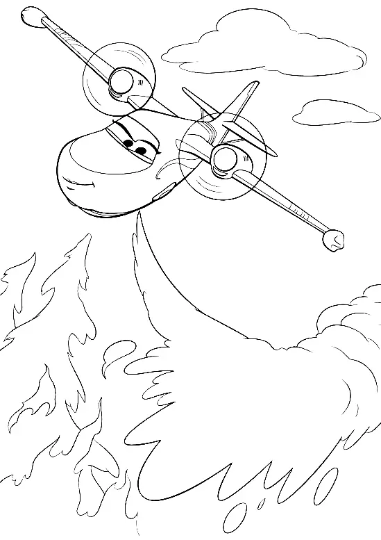 Planes Coloring Pages 6