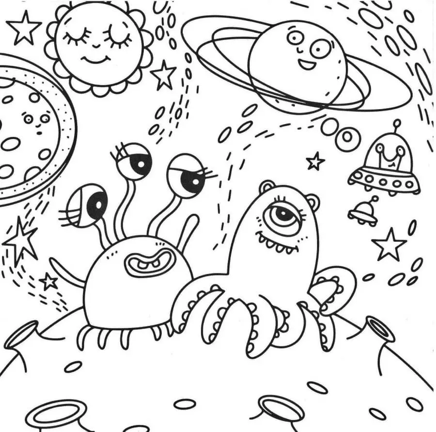 Planet Ausmalbilder 13