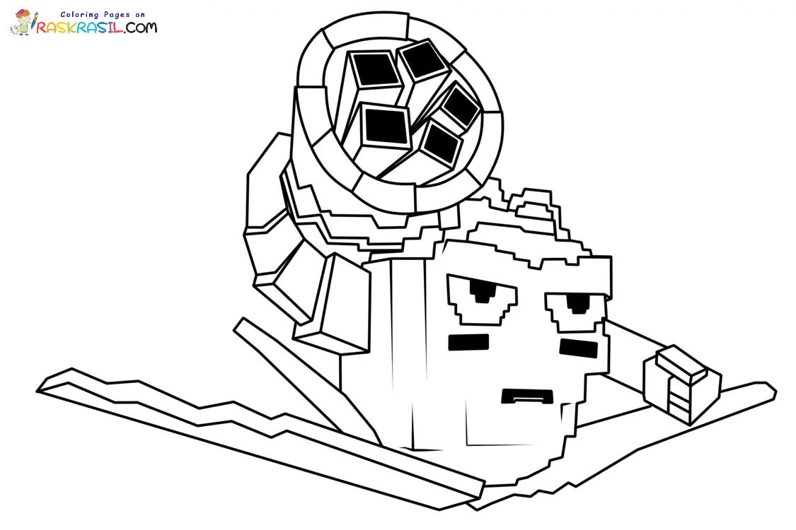 Plants Vs Brainrots Coloring Pages 1