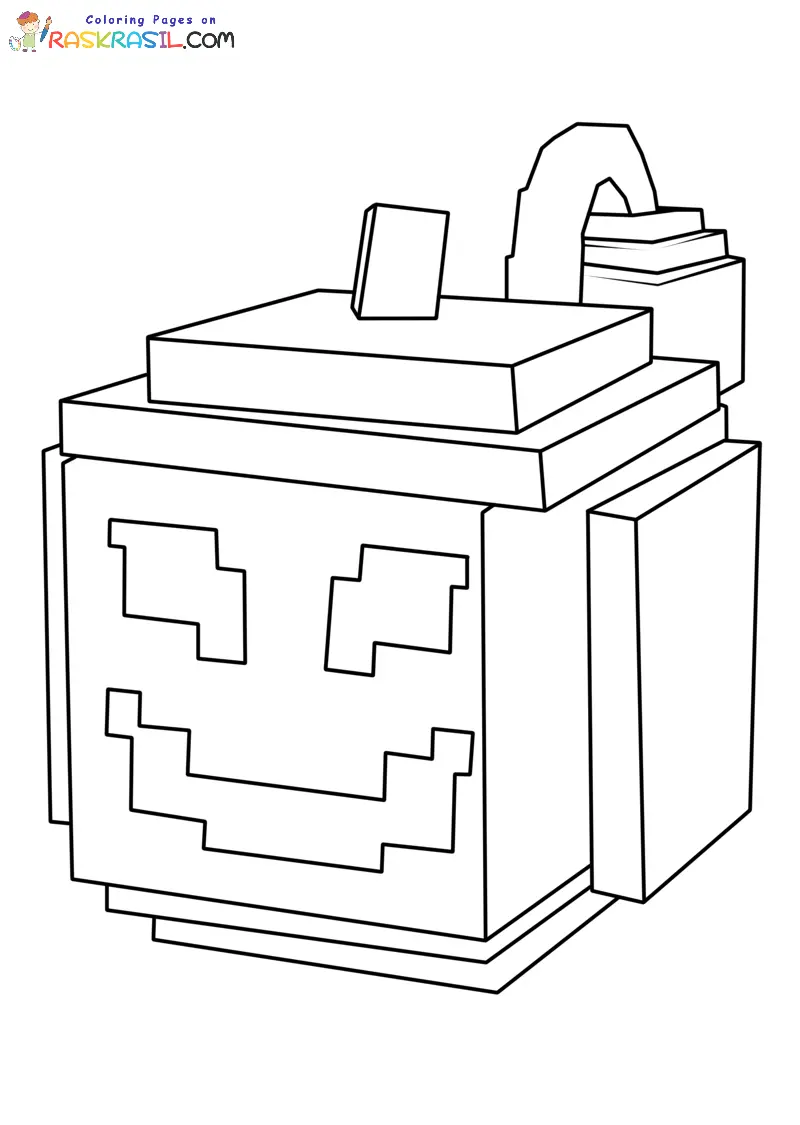Plants Vs Brainrots Coloring Pages 19