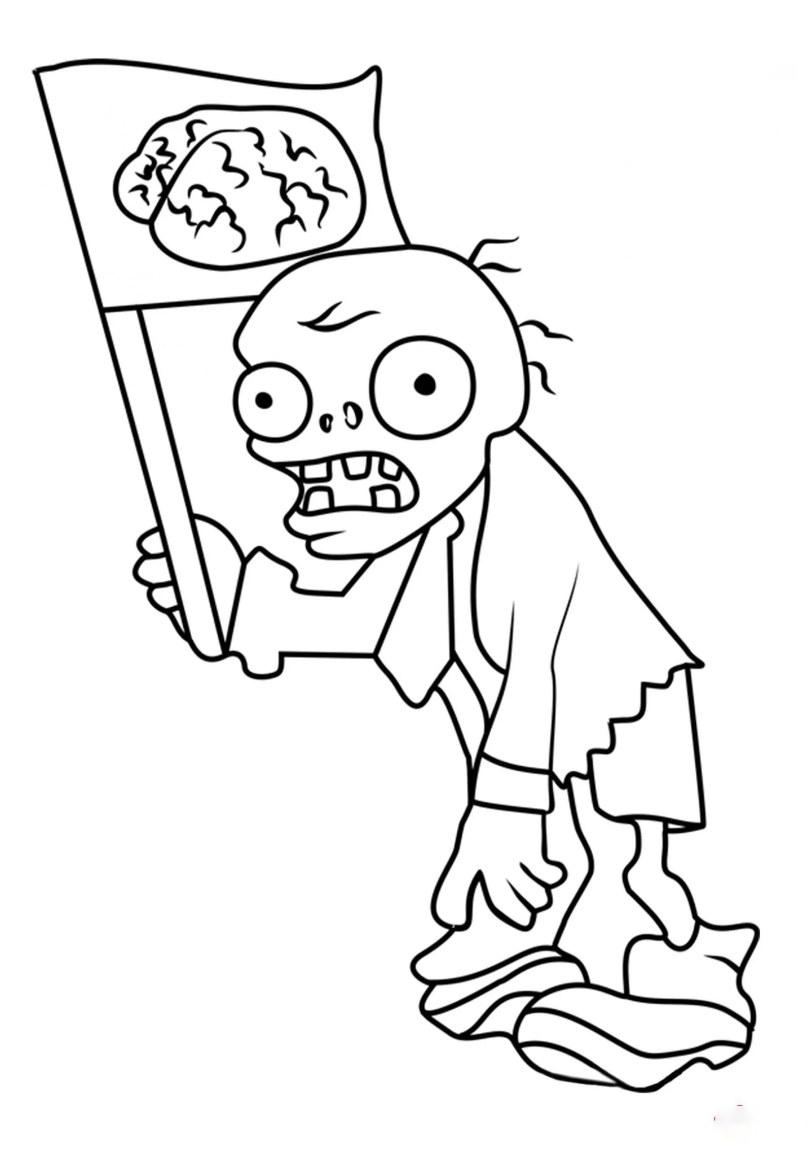 Pflanzen gegen Zombies Ausmalbilder 22
